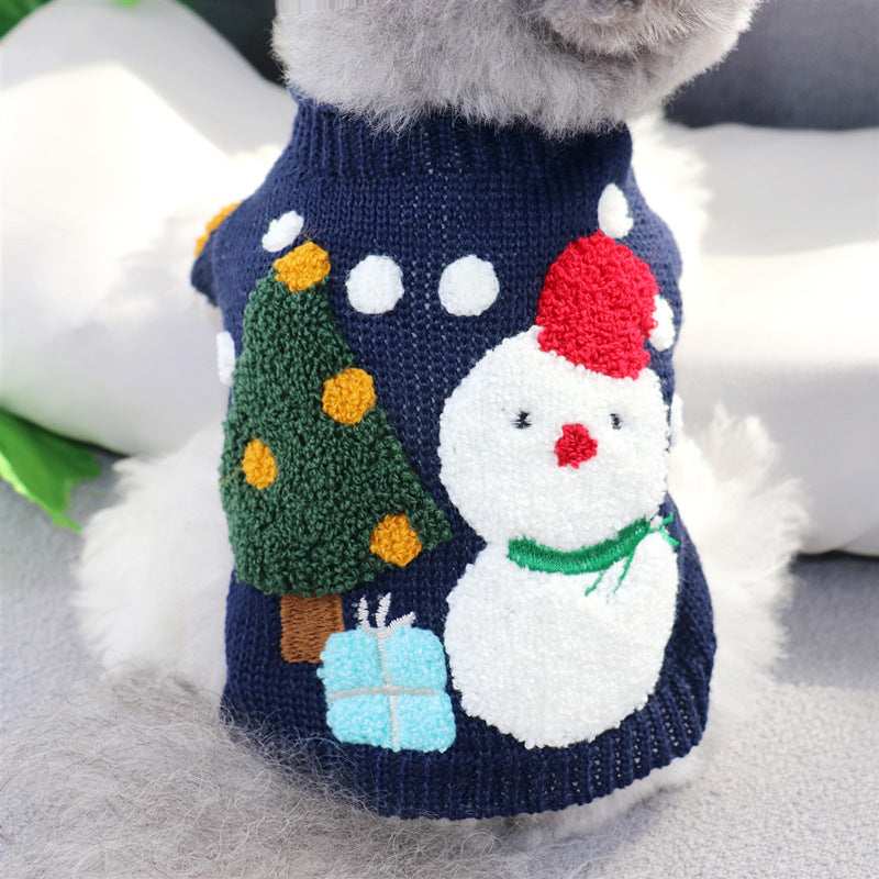 Autumn And Winter Short Pet Sweaters Dog Clothes