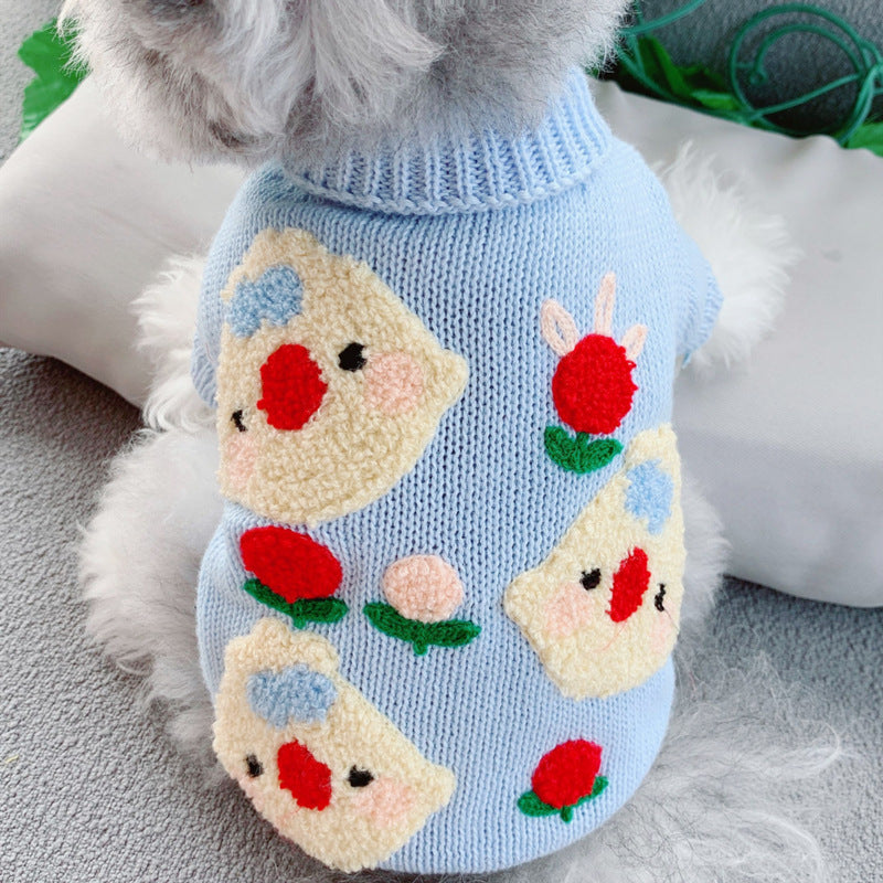 Autumn And Winter Short Pet Sweaters Dog Clothes
